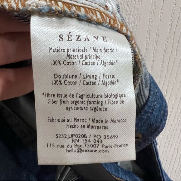 Sezan Clarine Denim Cotton Skirt - Picture 7 of 8